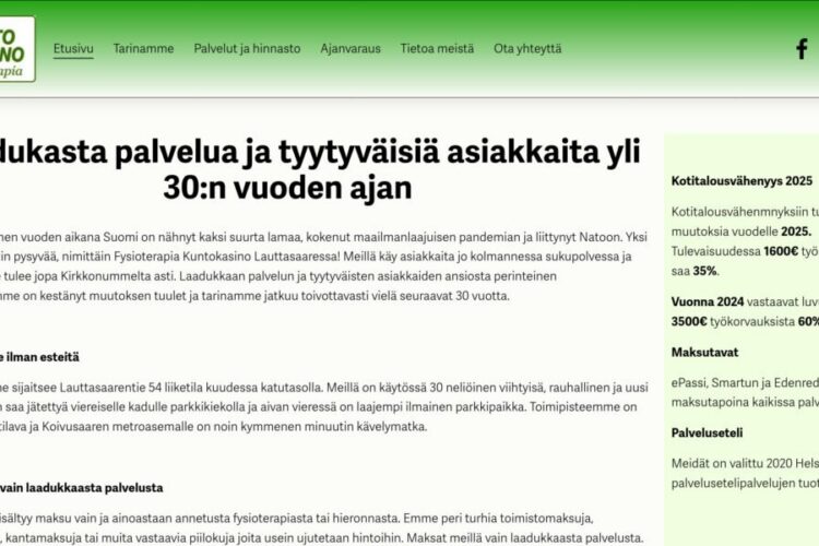 Fysioterapia Kuntokasino